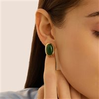 San Zenone Degli Ezzelini - via G.Marconi, 40 - Boucles d'oreilles Stroili Oro Femme in Acier Avventurina 1700142 - 1700142